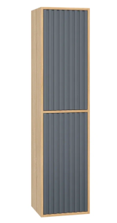 Пенал подвесной Onika Дайлер 403569 35см графит/дуб сонома